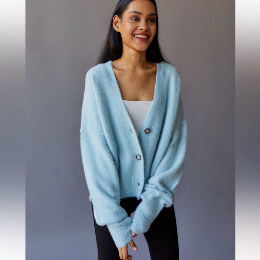 Urban Outfitters Soft Blue Cardigan